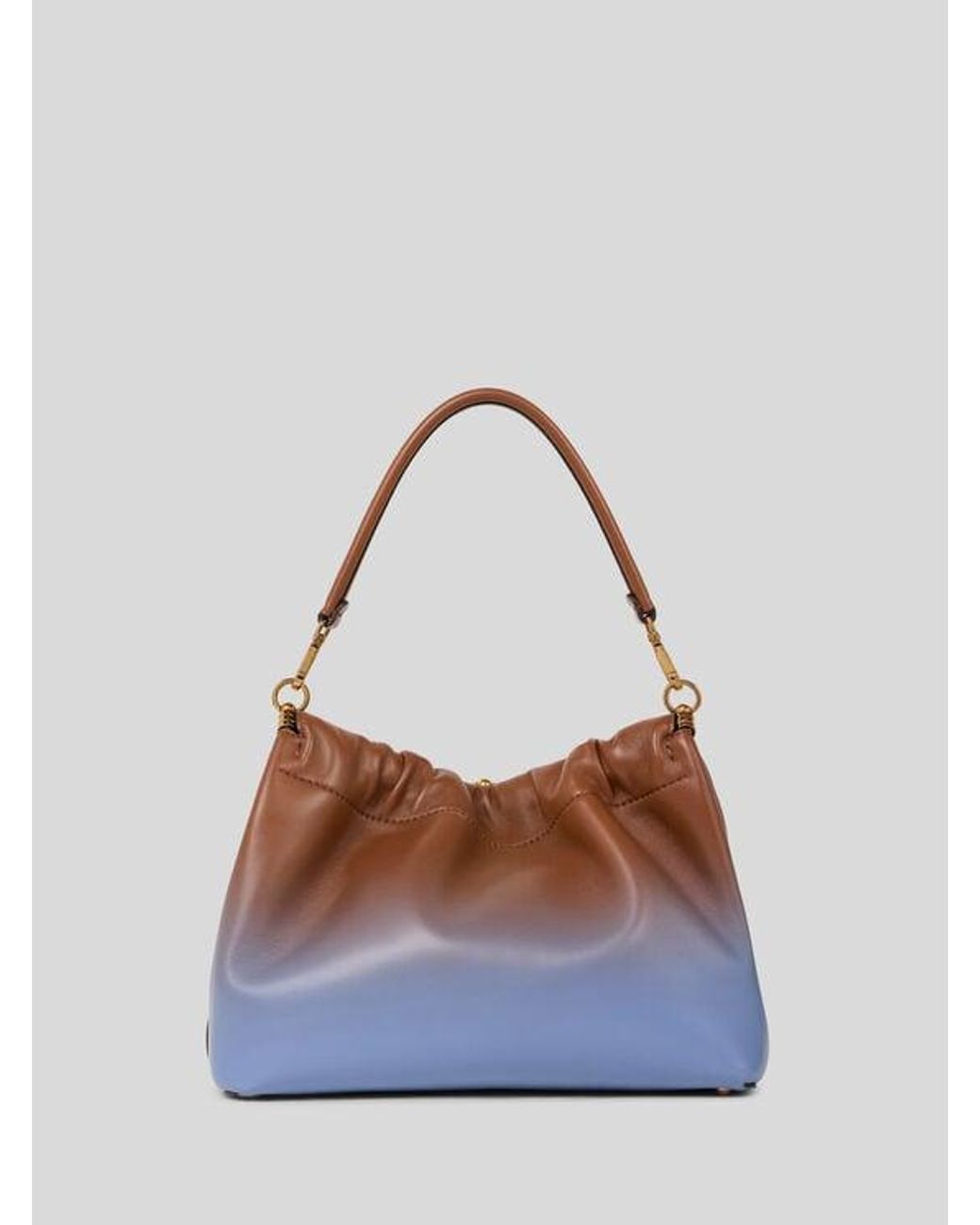 Etro Purple Medium Vela Blossom Bag