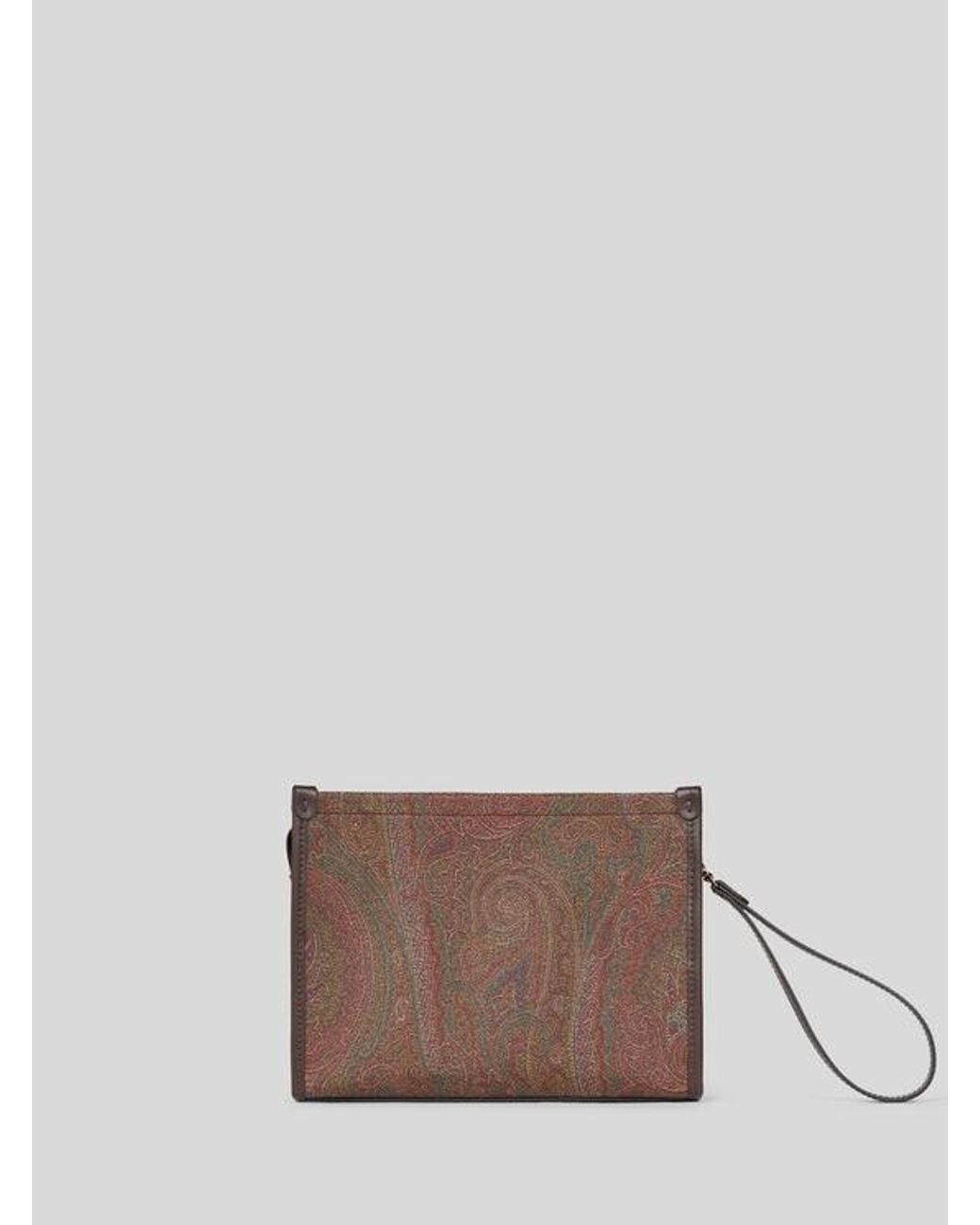 Pouch Arnica Con Pegaso, Donna di Etro in Brown