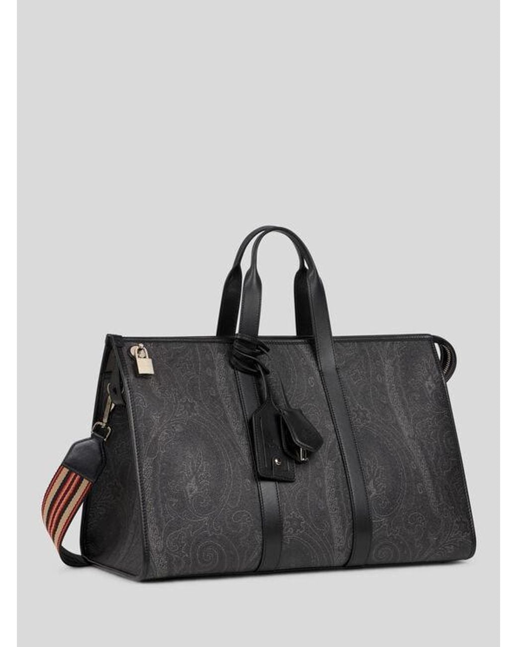 Etro Black Arnica Travel Bag for men