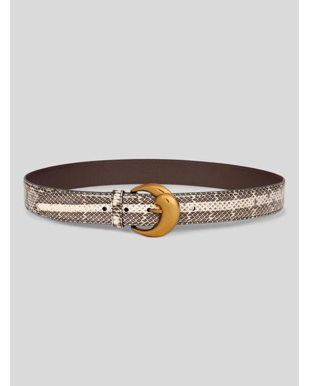 Etro White Ayers Belt With Paisley Buckle