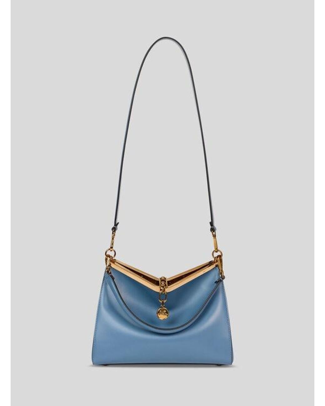 Etro Blue Medium Vela Bag