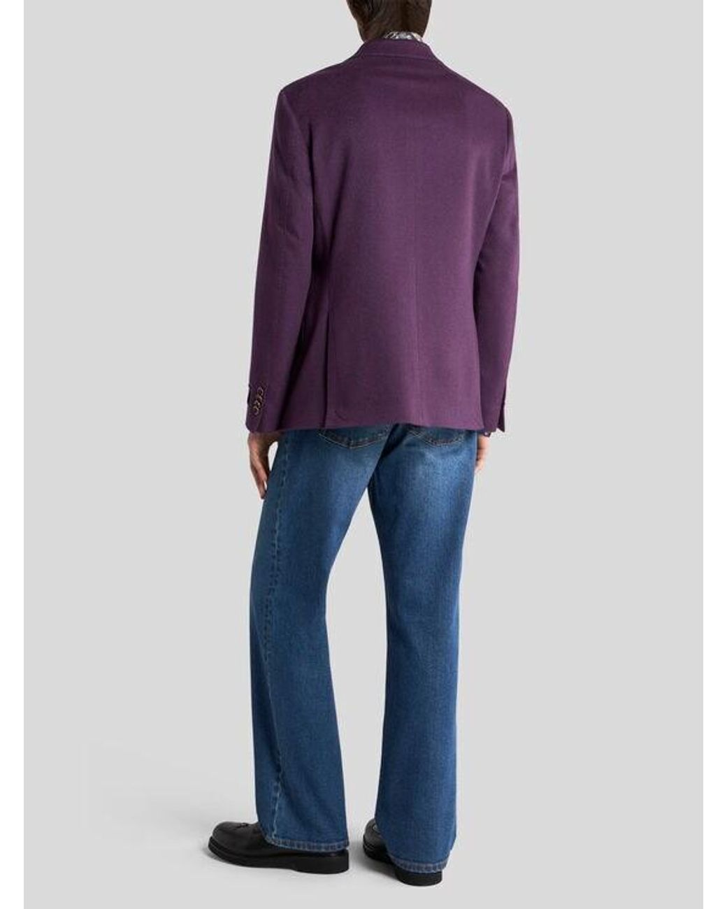 Giacca Monopetto di Etro in Purple da Uomo