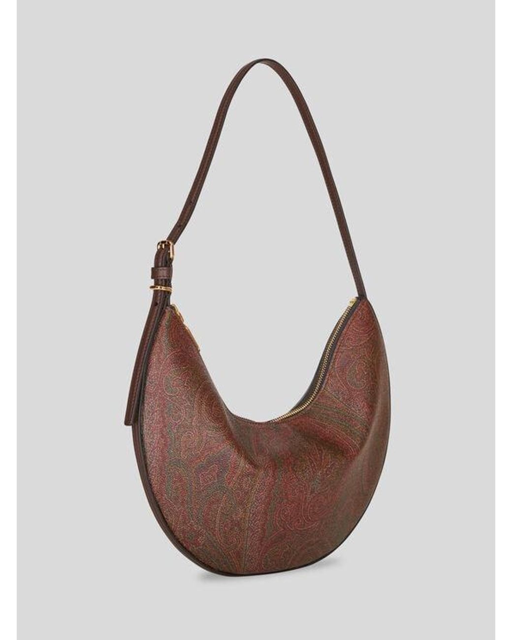 Etro Brown Medium Essential Arnica Hobo Bag