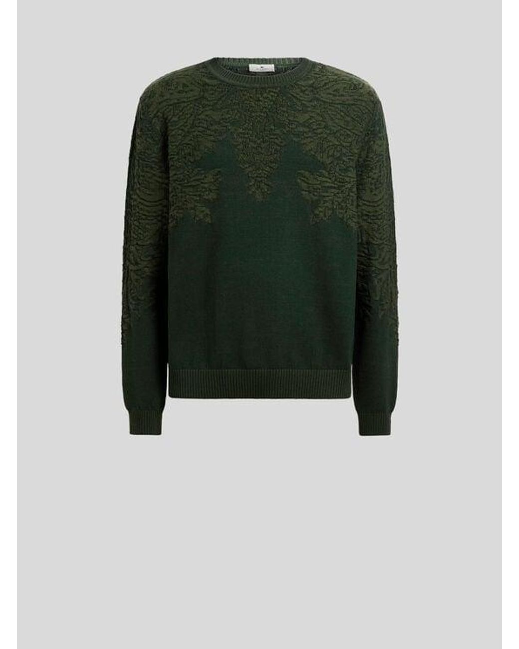 Etro Green Sweater for men