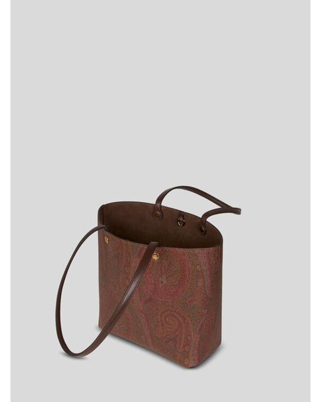 Etro Brown Medium Essential Arnica Bag With Clutch