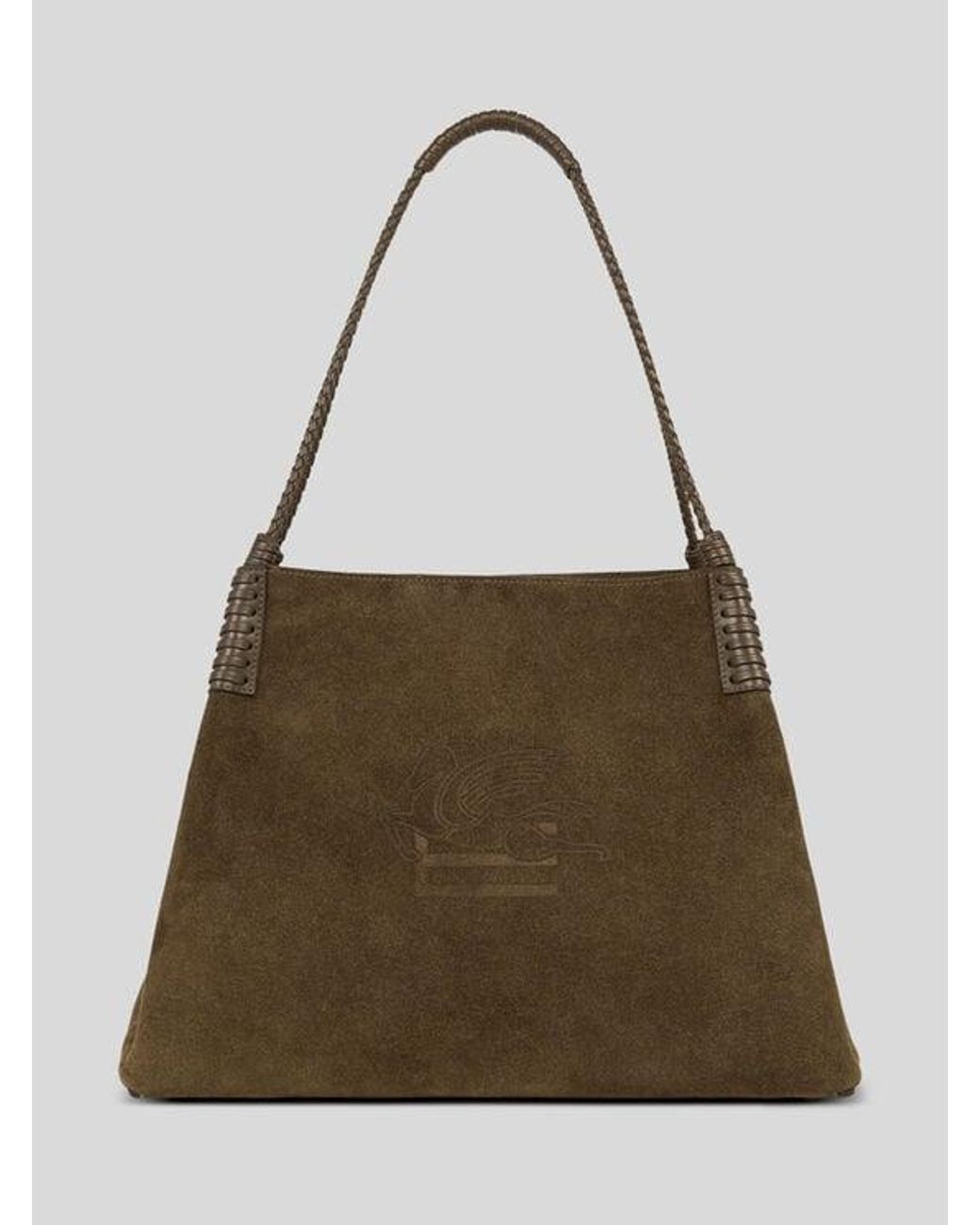 Etro Brown Large Libra Tote Bag
