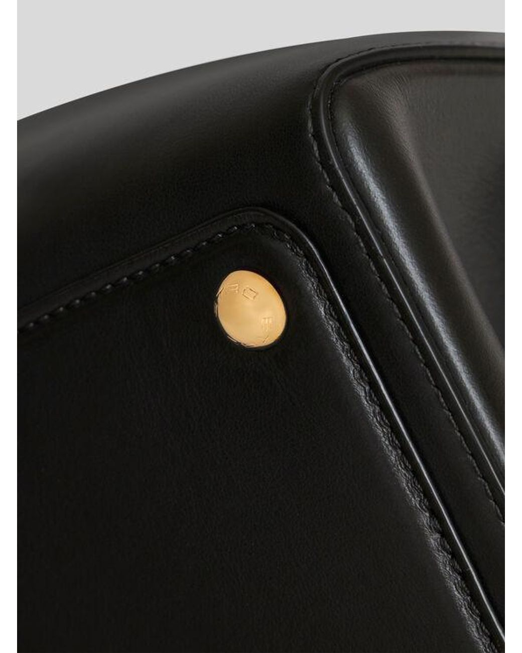 Etro Black Large Leather Vela Bag