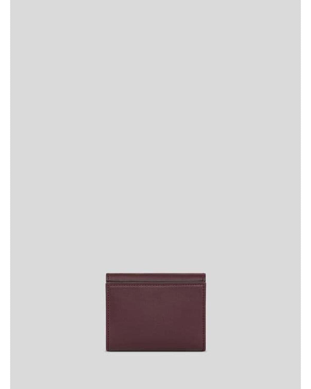 Etro Purple Small Leather Pony Wallet
