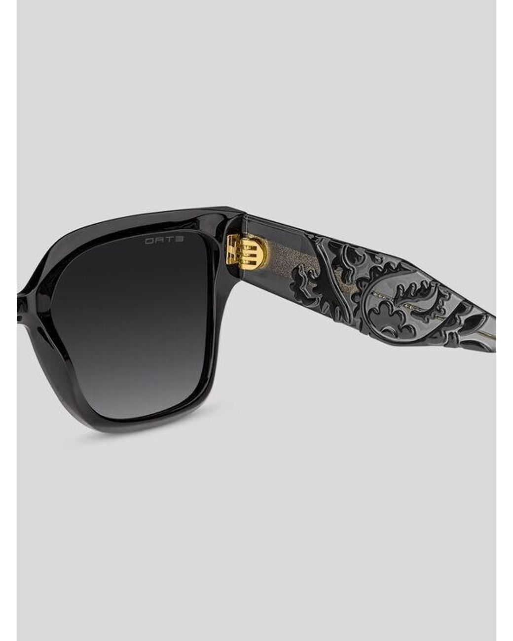 Etro Black Colour Stripes Sunglasses