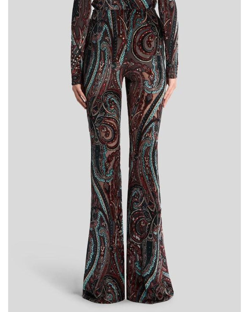 Etro Black Flared Trousers