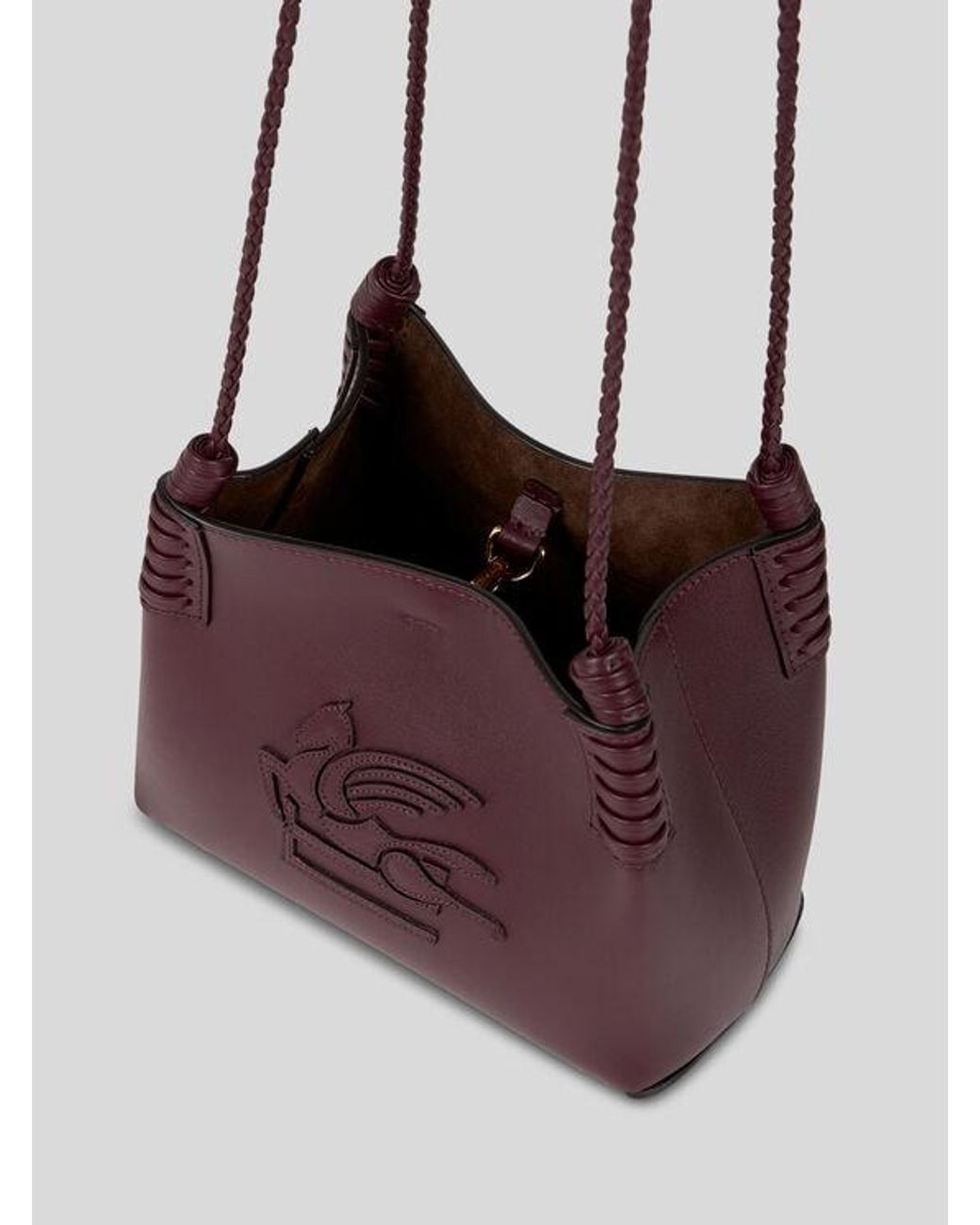 Etro Purple Mini Libra Tote Bag