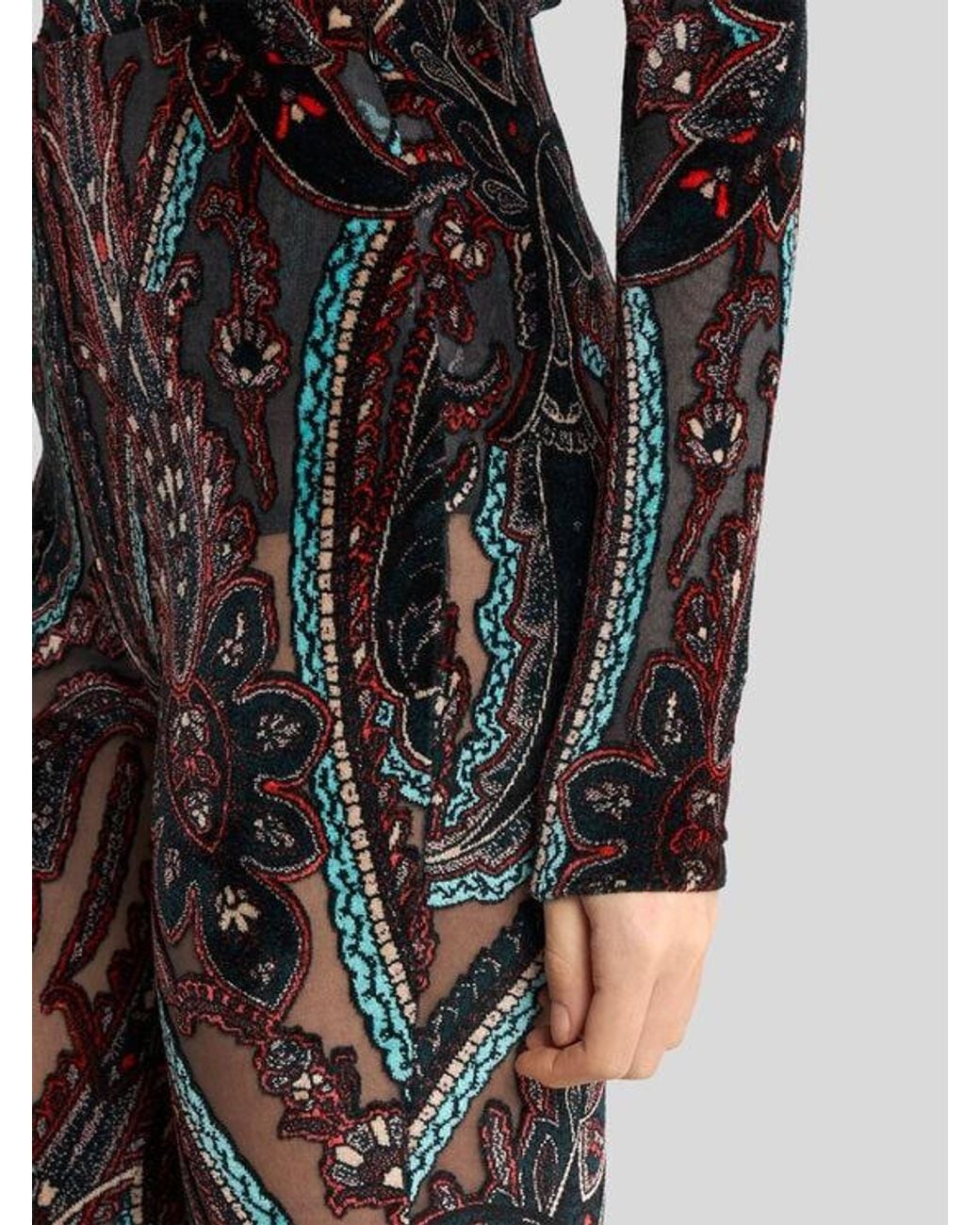 Etro Black Flared Trousers