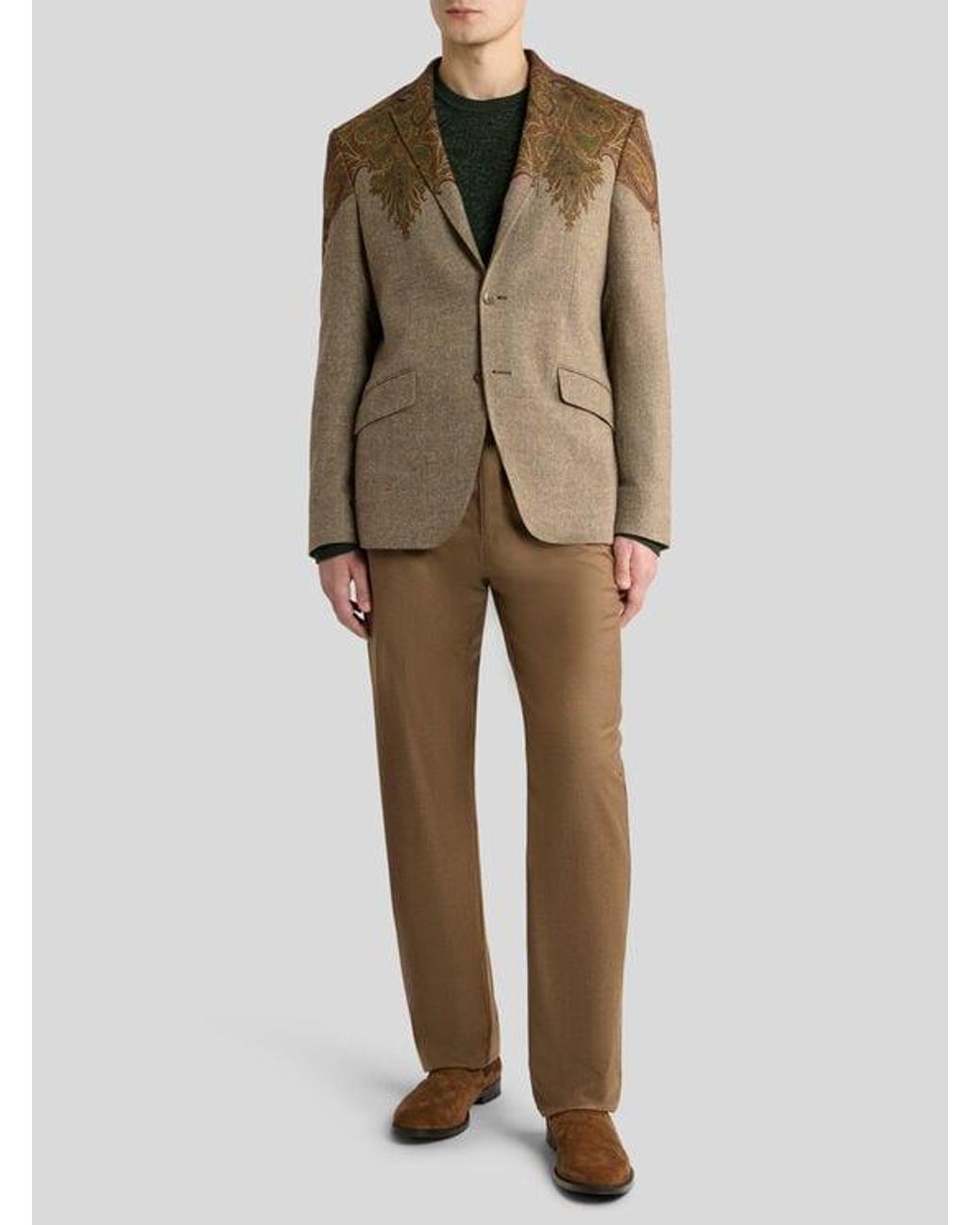 Etro Green Sweater for men