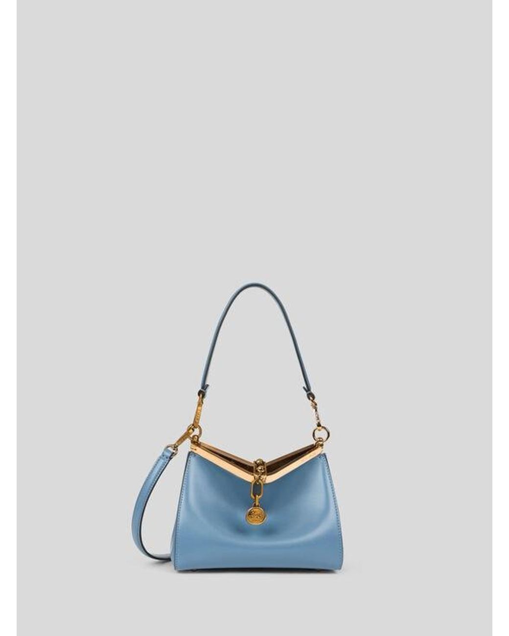 Etro Blue Small Vela Bag