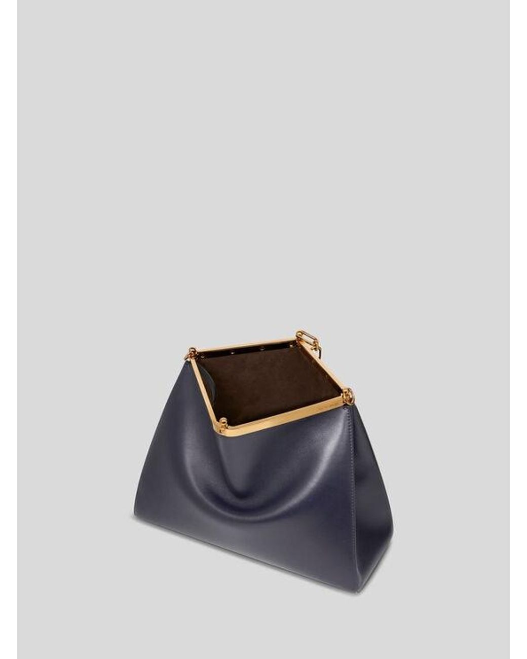 Etro Blue Large Leather Vela Bag