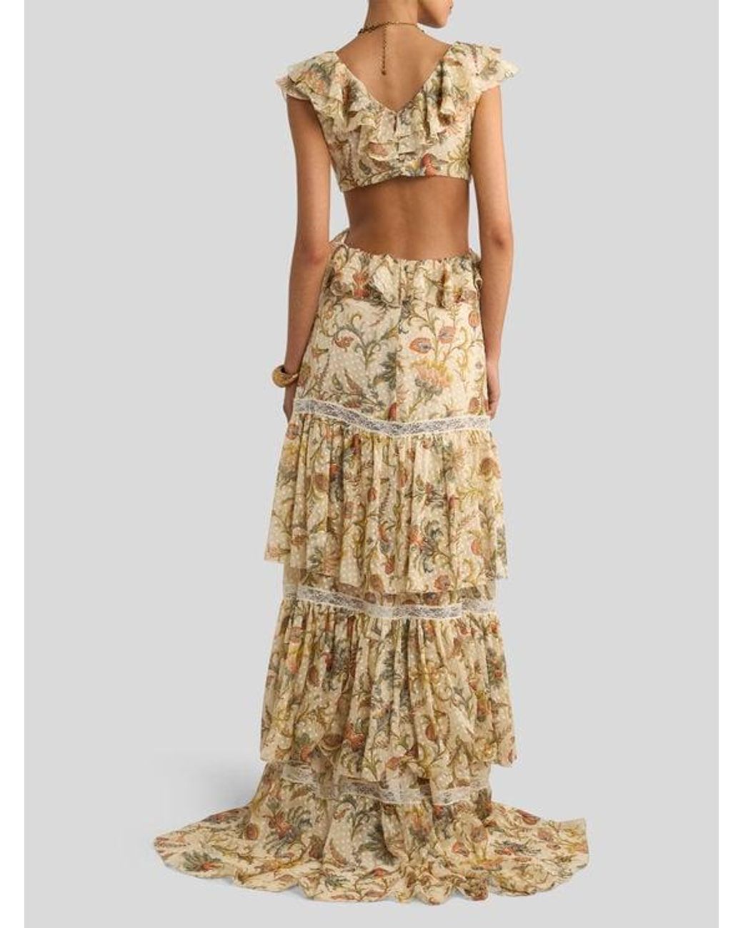 Etro Metallic Long Dress