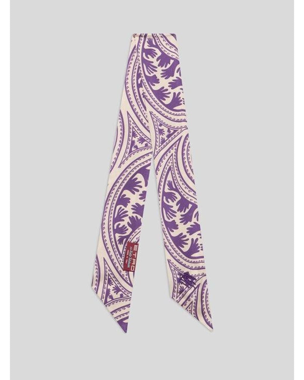 Per Kaito Takahashi Paisleyina di Etro in Purple da Uomo