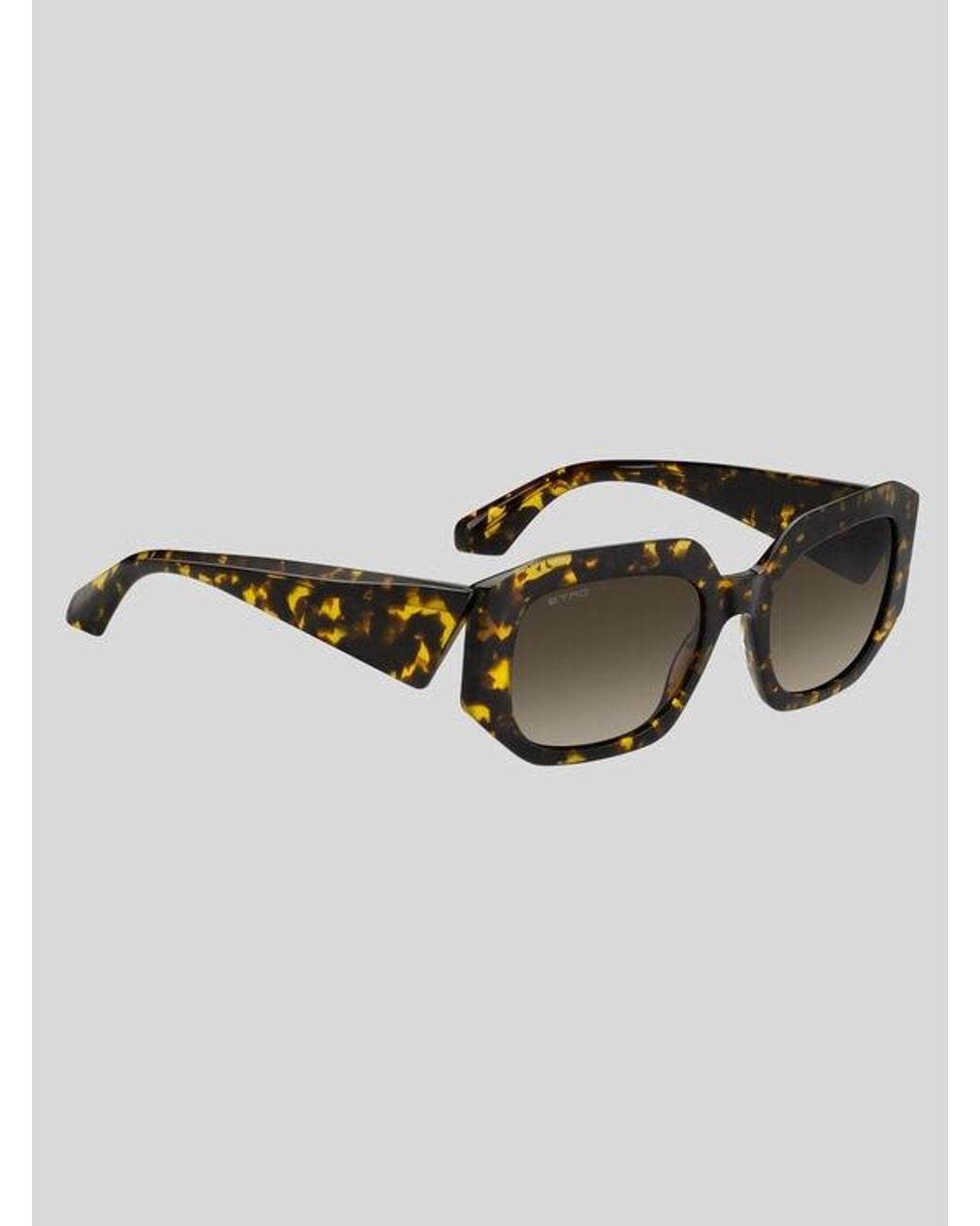 Etro Brown Tailoring Sunglasses