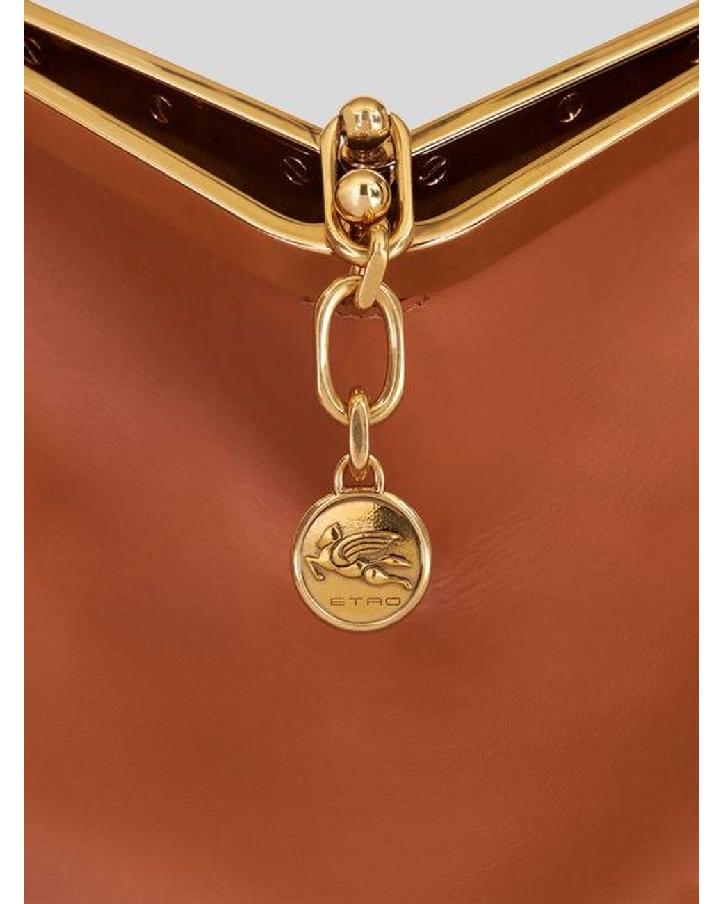 Etro Brown Large Vela Bag