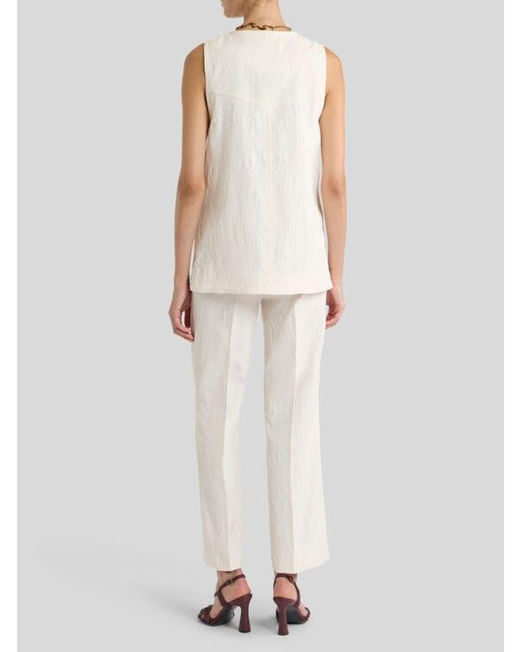 Etro White Waistcoat