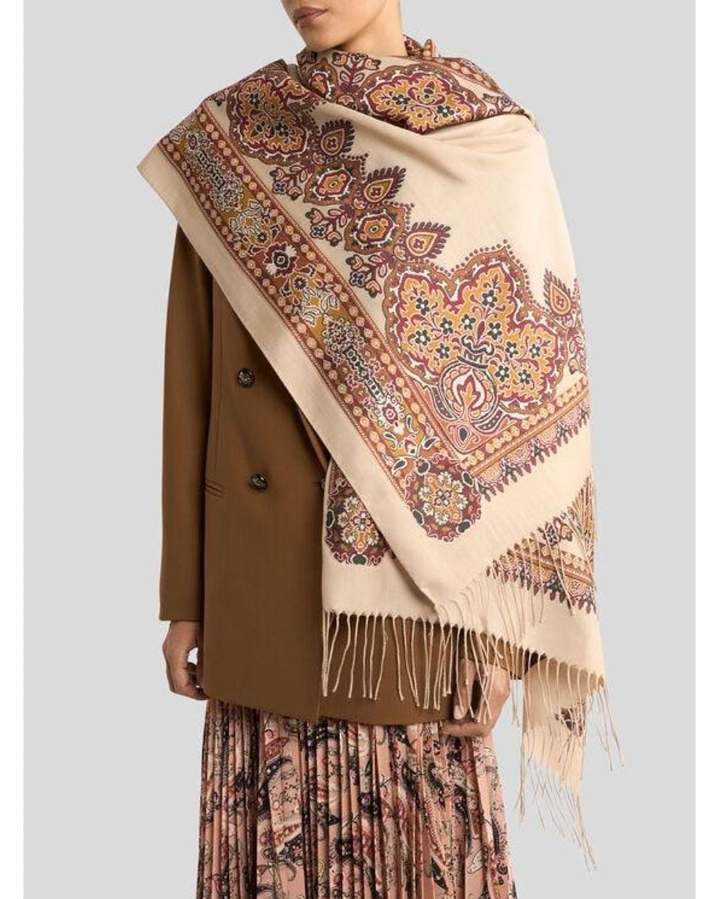 Sciarpa Jacquard di Etro in Pink