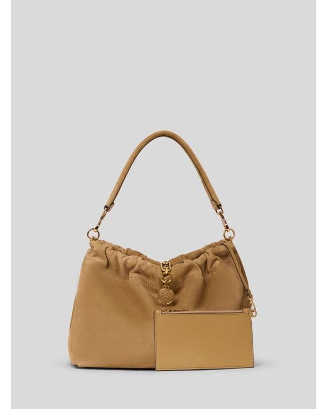Etro Metallic Medium Vela Blossom Bag