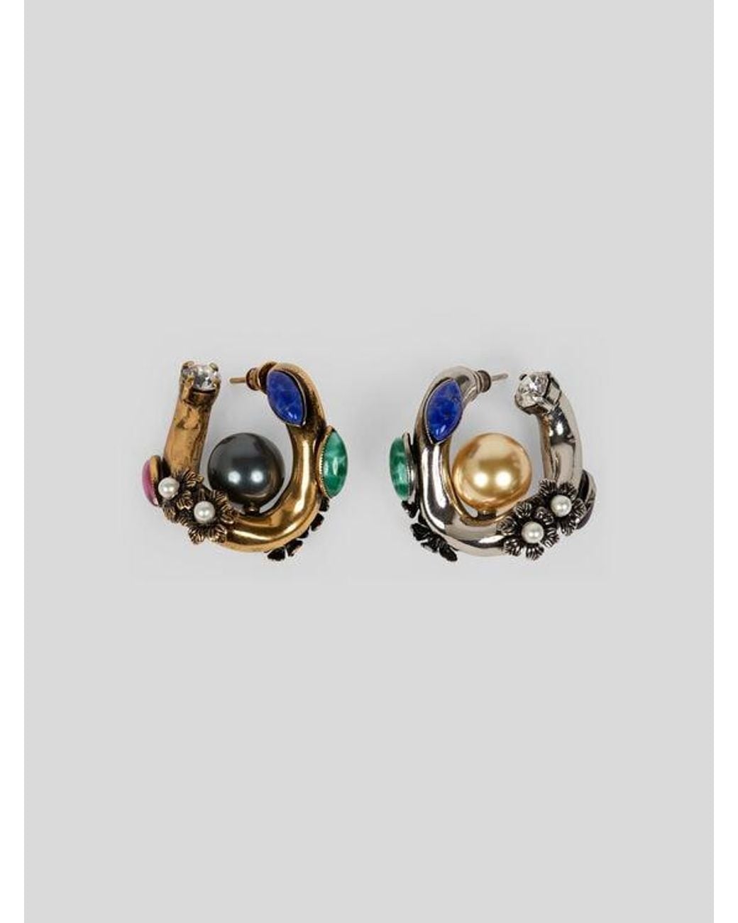 Etro Blue Earrings With Appliqués