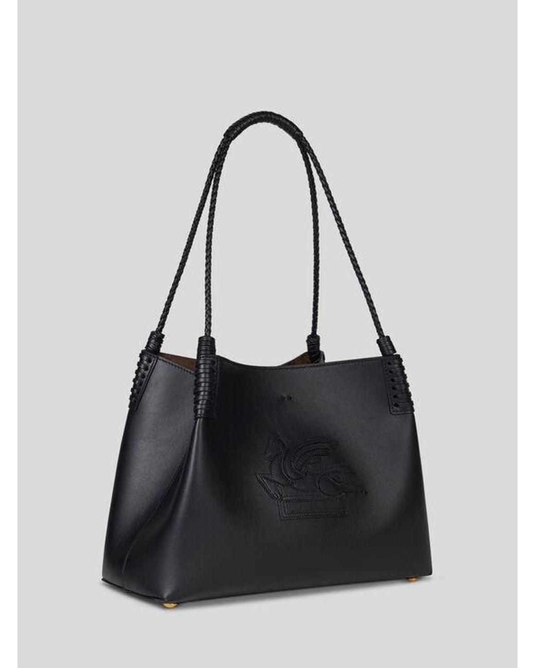 Etro Black Medium Libra Tote Bag