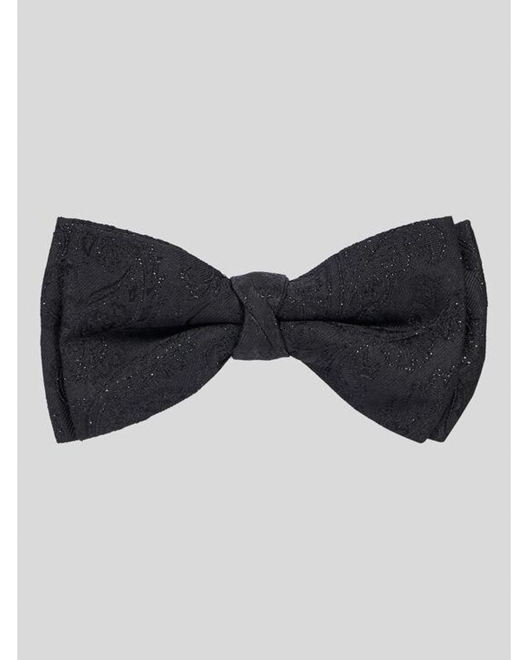 Etro Blue Jacquard Bow Tie for men