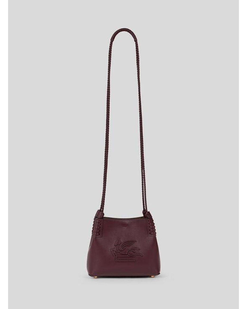 Etro Purple Mini Libra Tote Bag