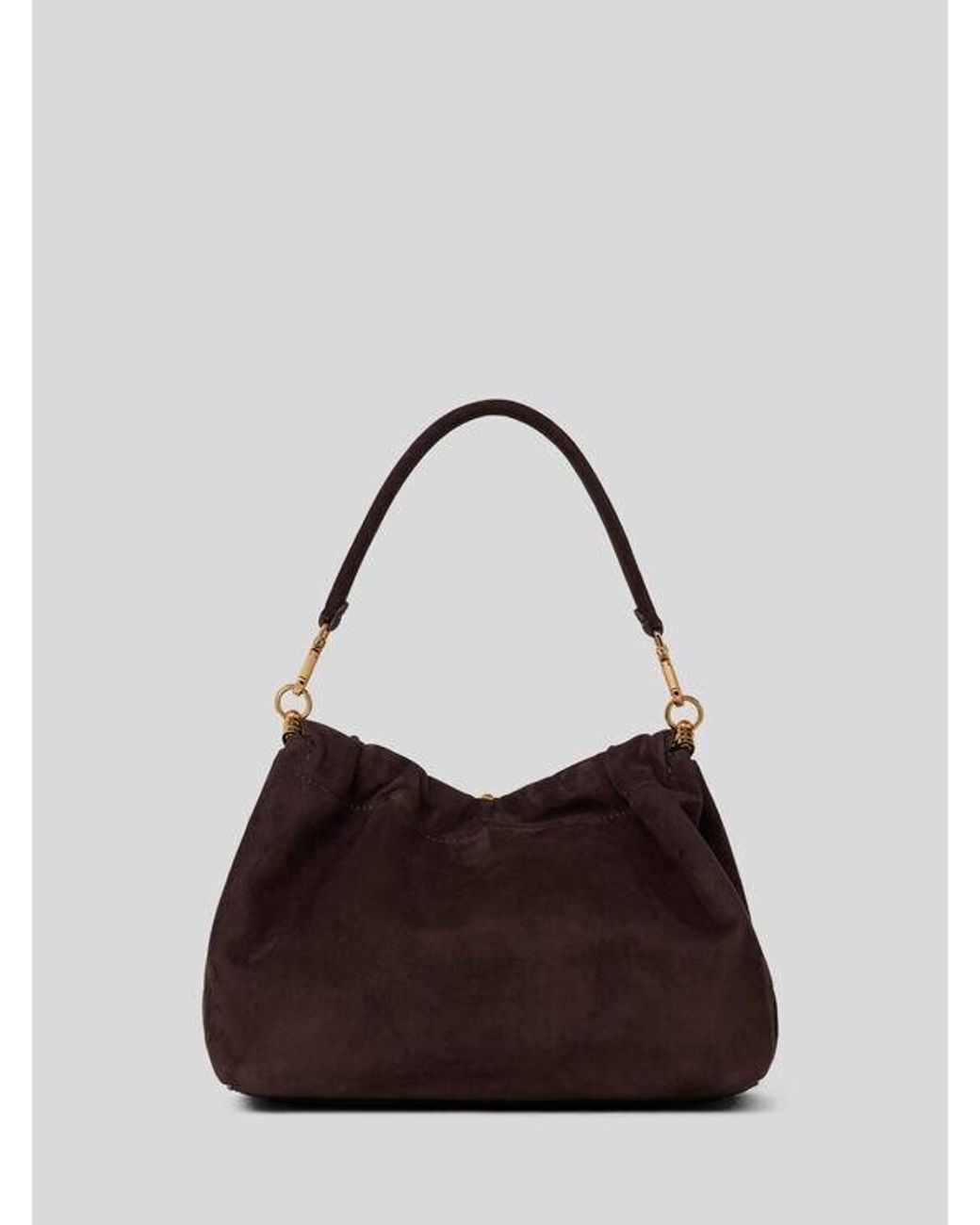 Etro Brown Medium Vela Blossom Bag