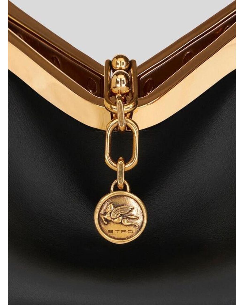 Etro Black Small Vela Bag