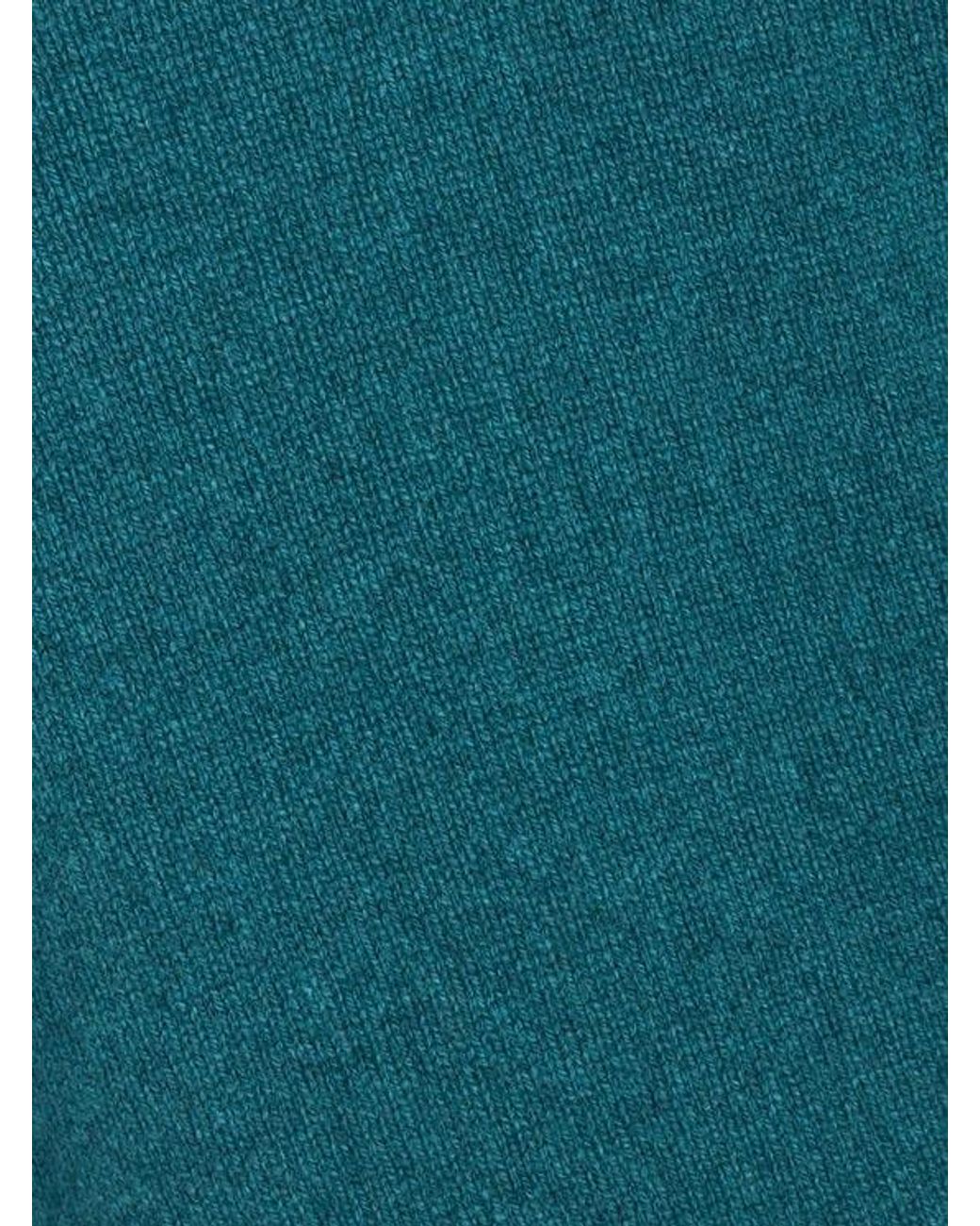 Etro Blue Cashmere Jumper With Logo for men