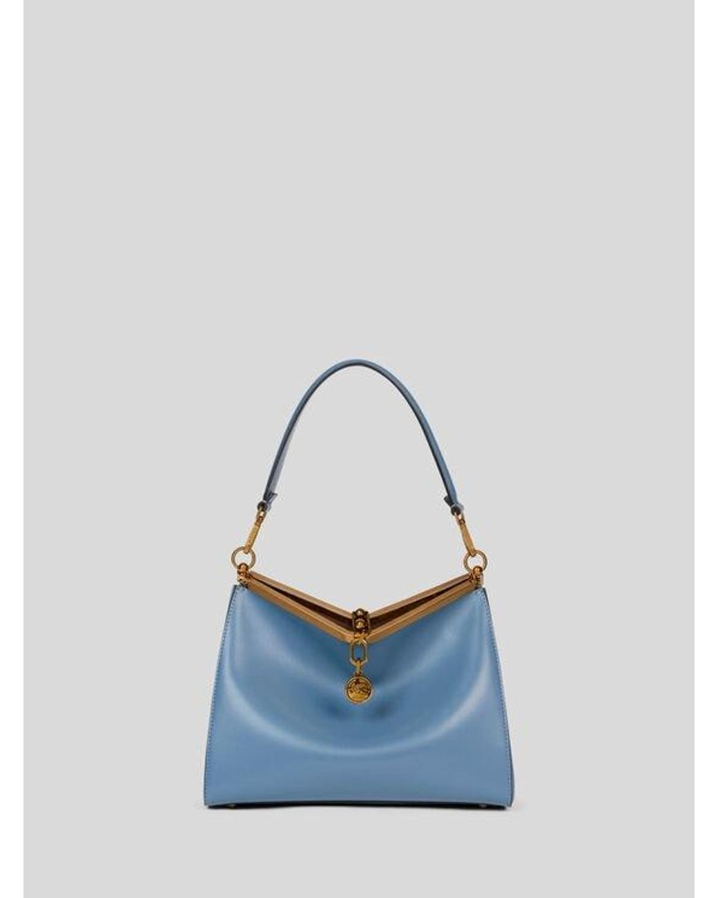 Etro Blue Medium Vela Bag