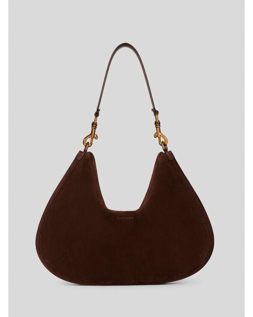 Etro Brown Maxi Suede Pony Bag