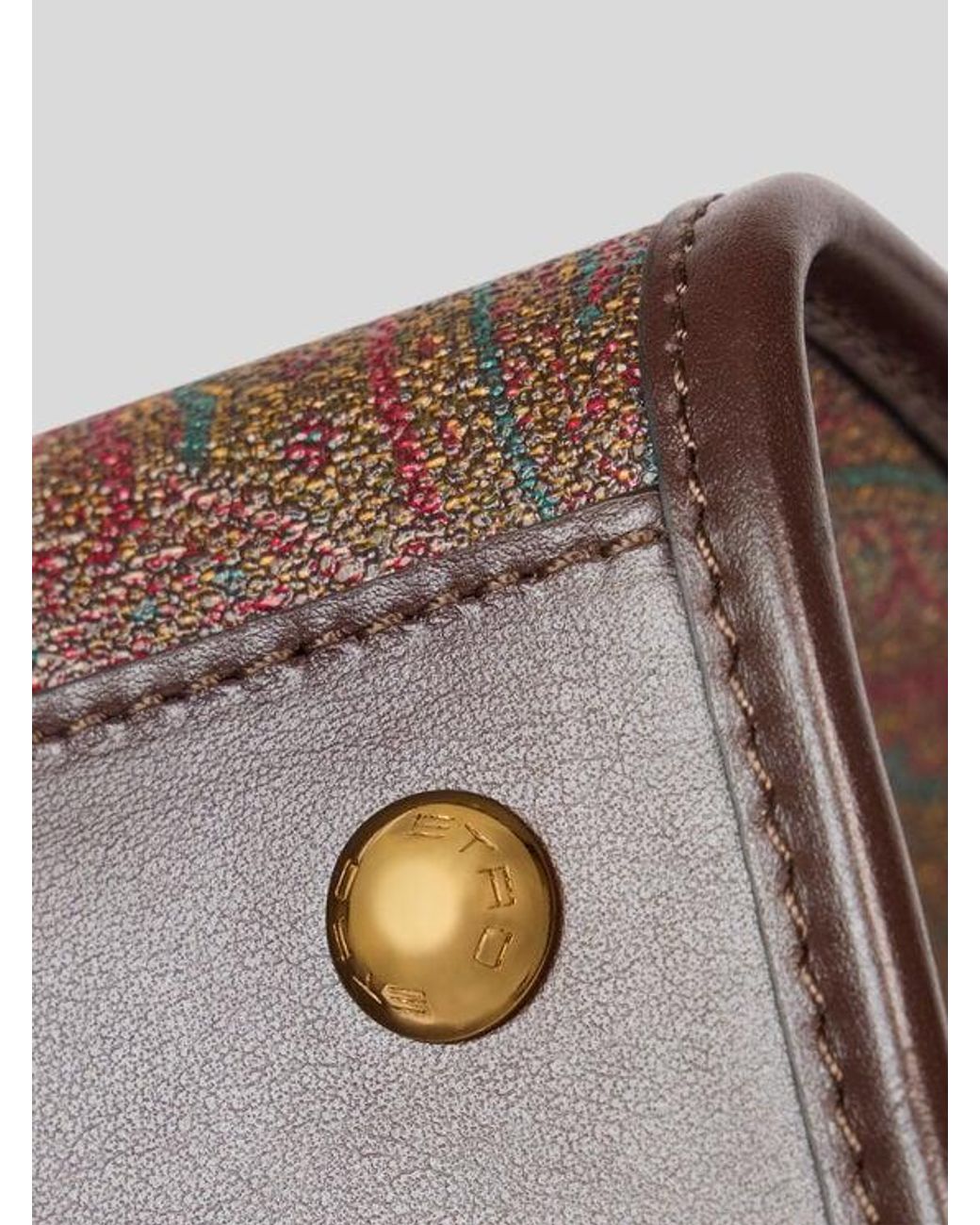 Etro Brown Arnica Travel Bag for men