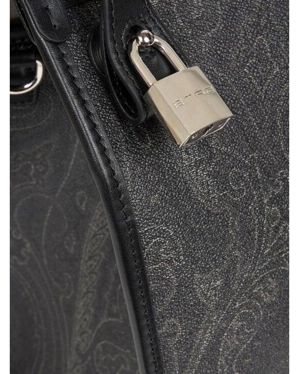 Etro Black Arnica Travel Bag for men