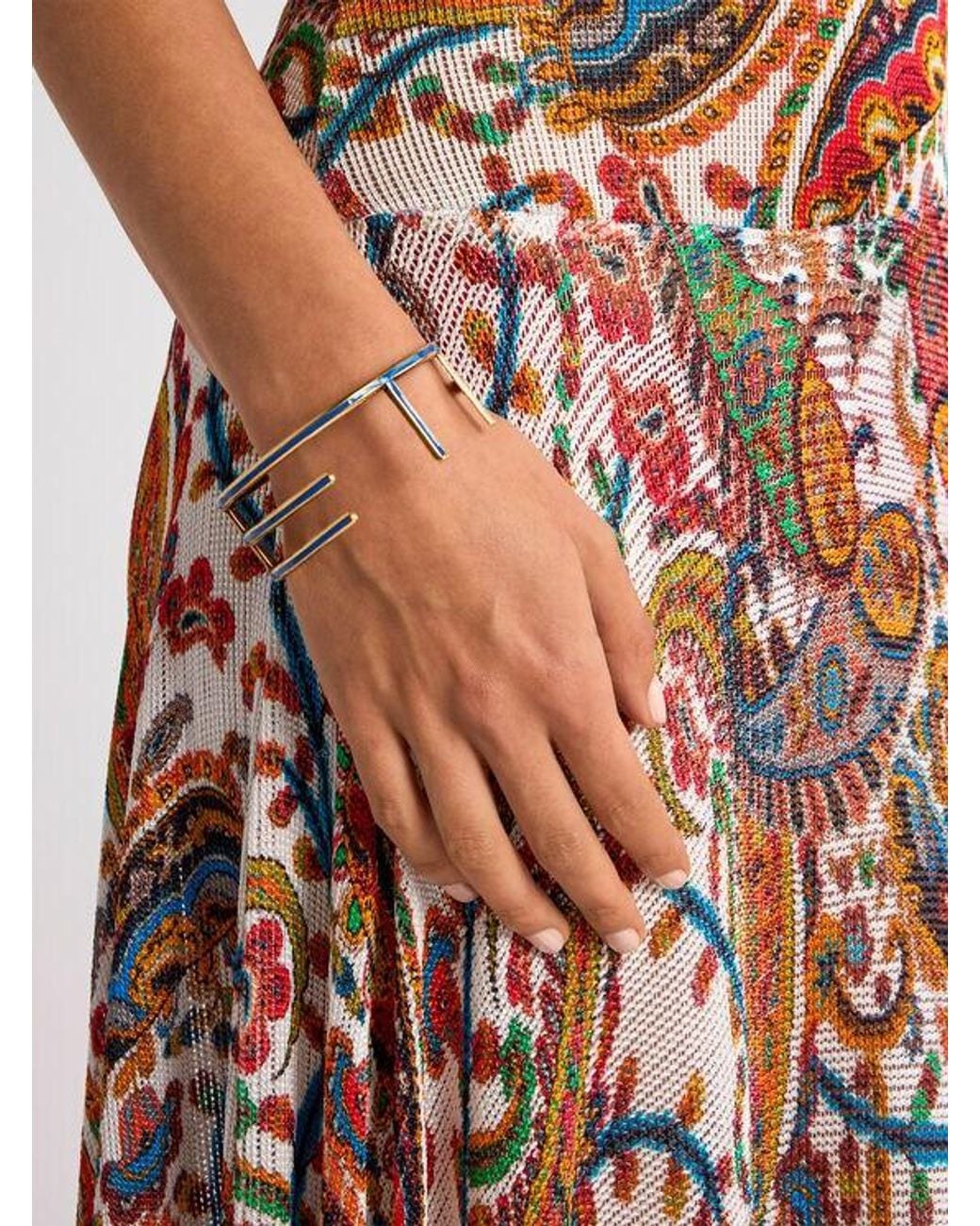 Etro Blue Bangle Bracelet
