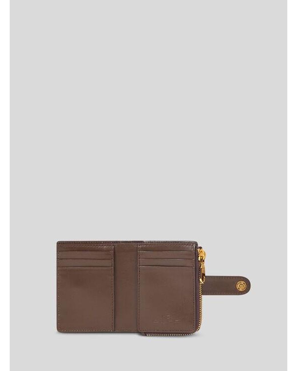 Etro Blue Small Leather Wallet