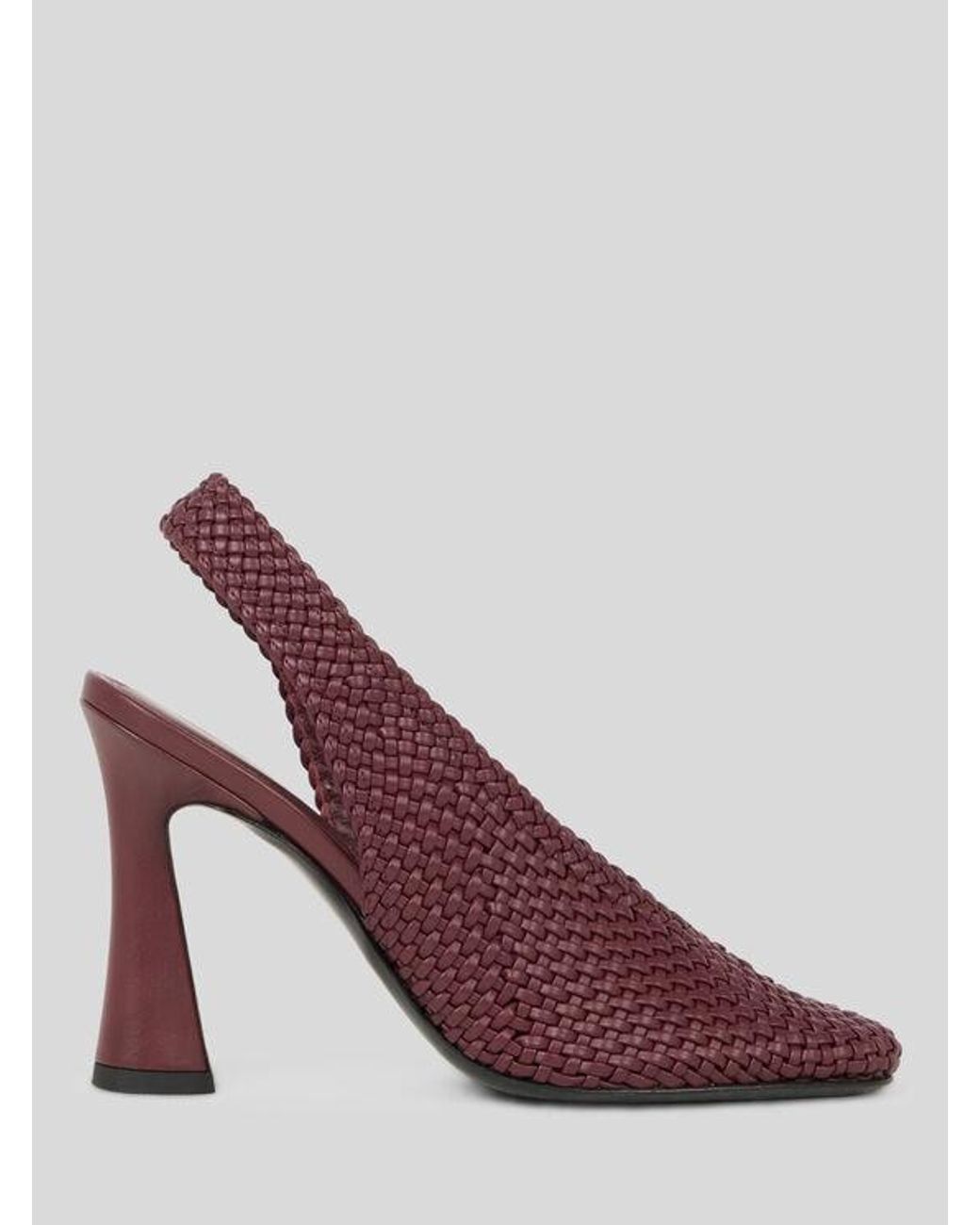 Etro Purple Woven Slingbacks