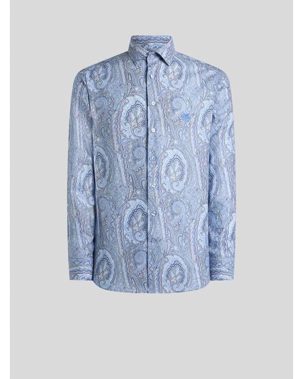 Etro Blue Shirt for men