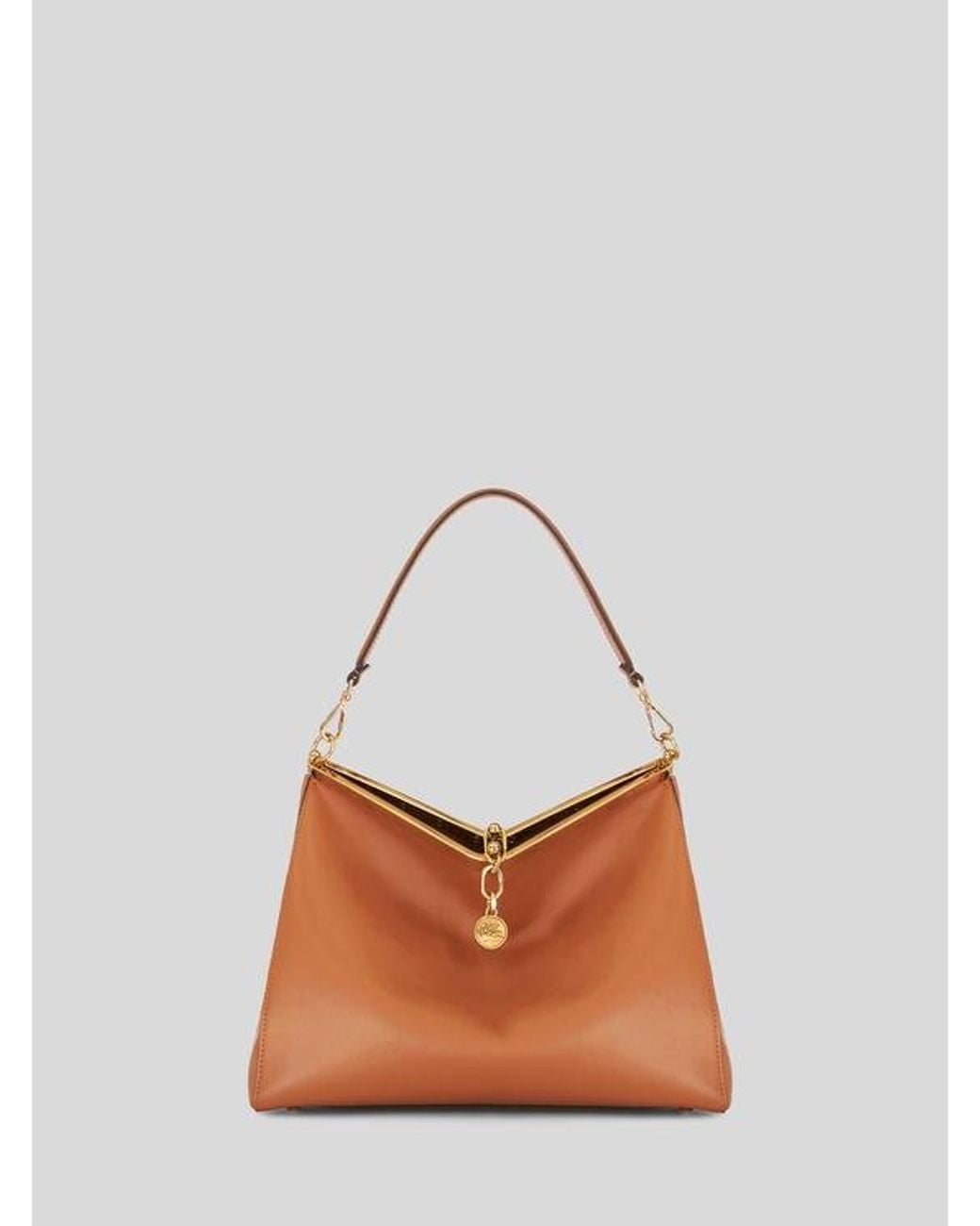 Etro Brown Large Vela Bag