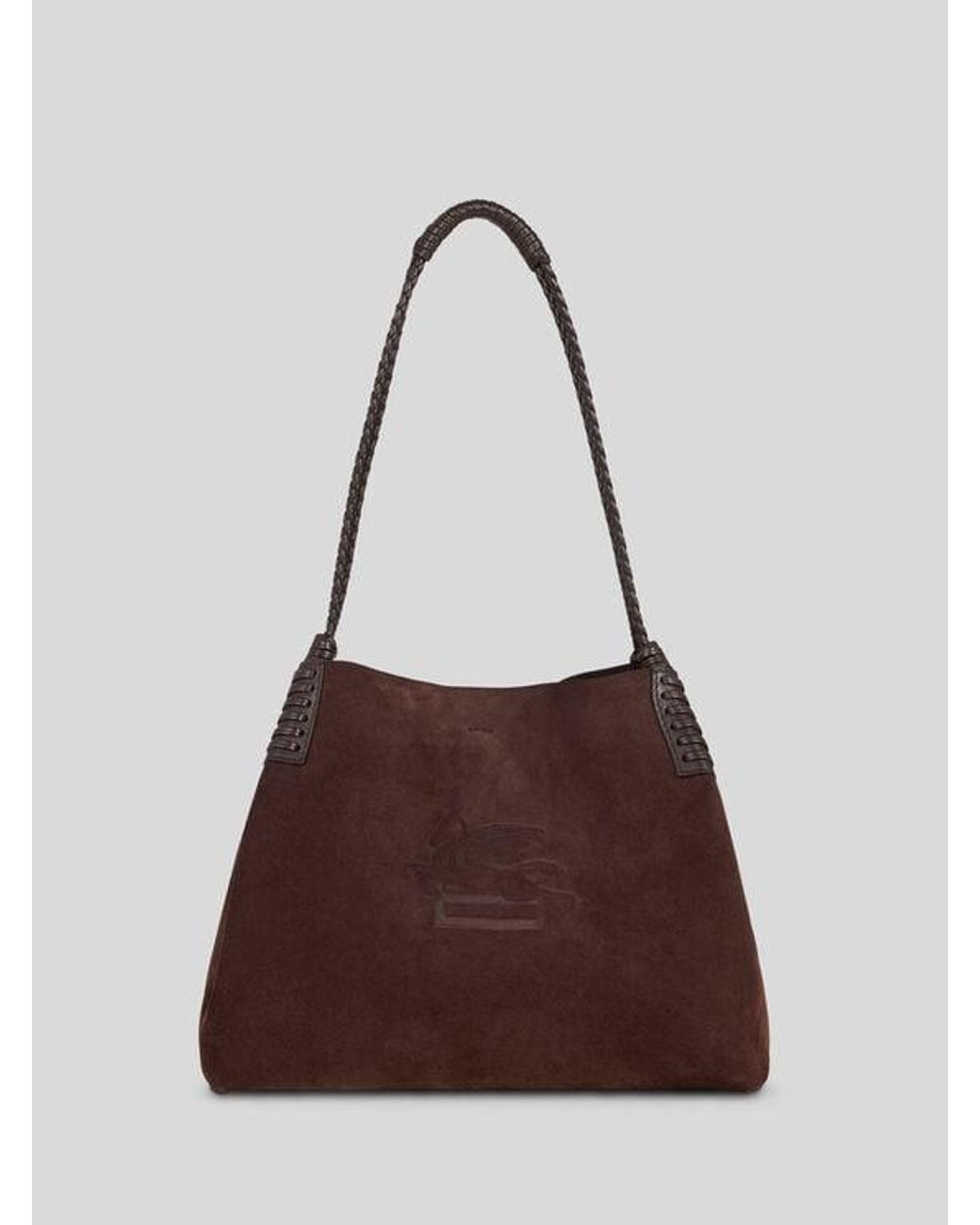 Etro Brown Medium Libra Tote Bag