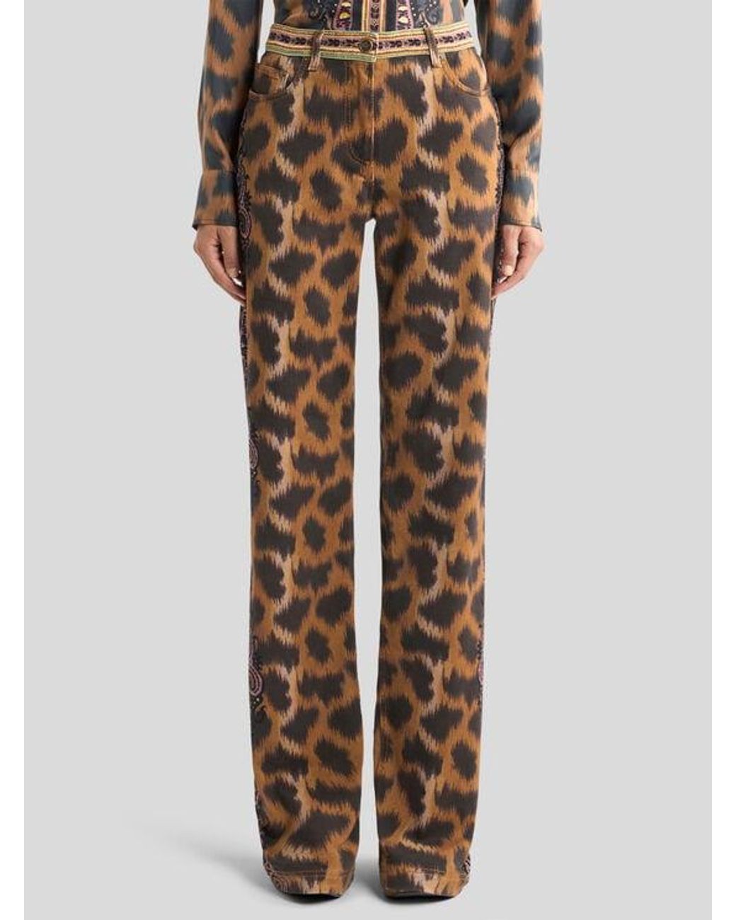 Etro Natural Bootcut Jeans