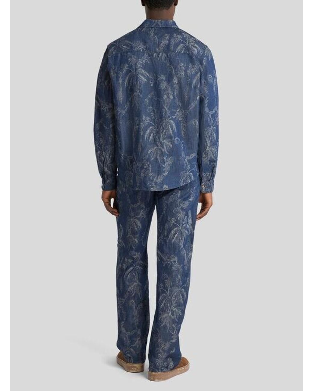 Etro Blue Shirt for men