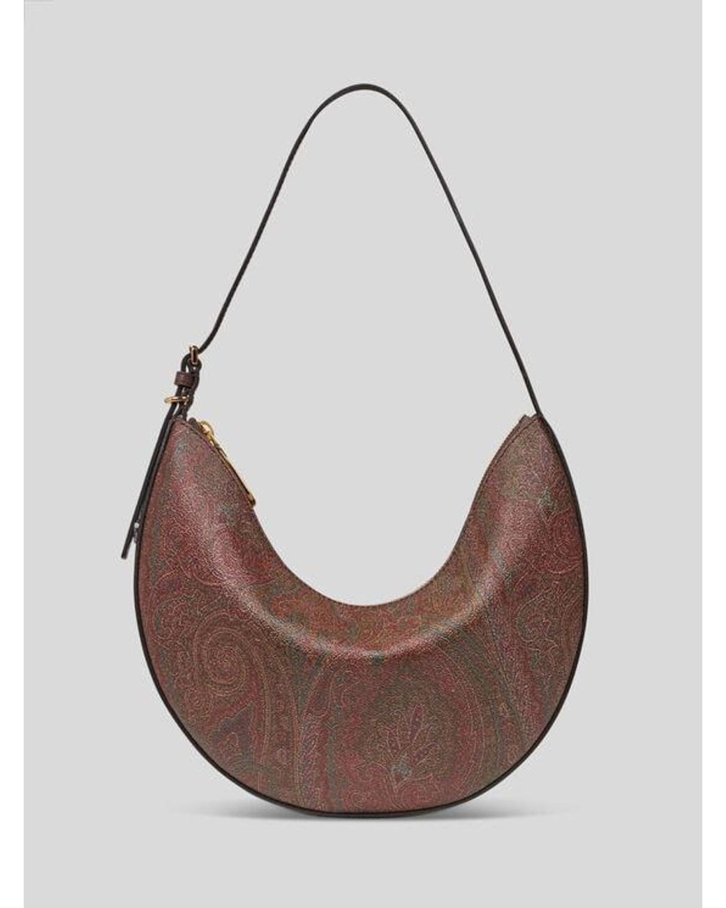 Etro Brown Medium Essential Arnica Hobo Bag