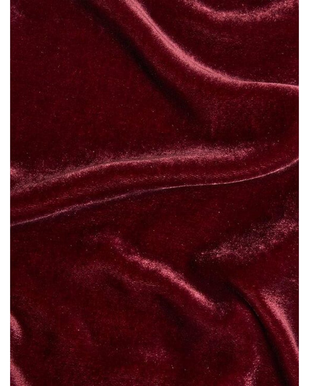 Etro Red Velvet Palazzo Trousers