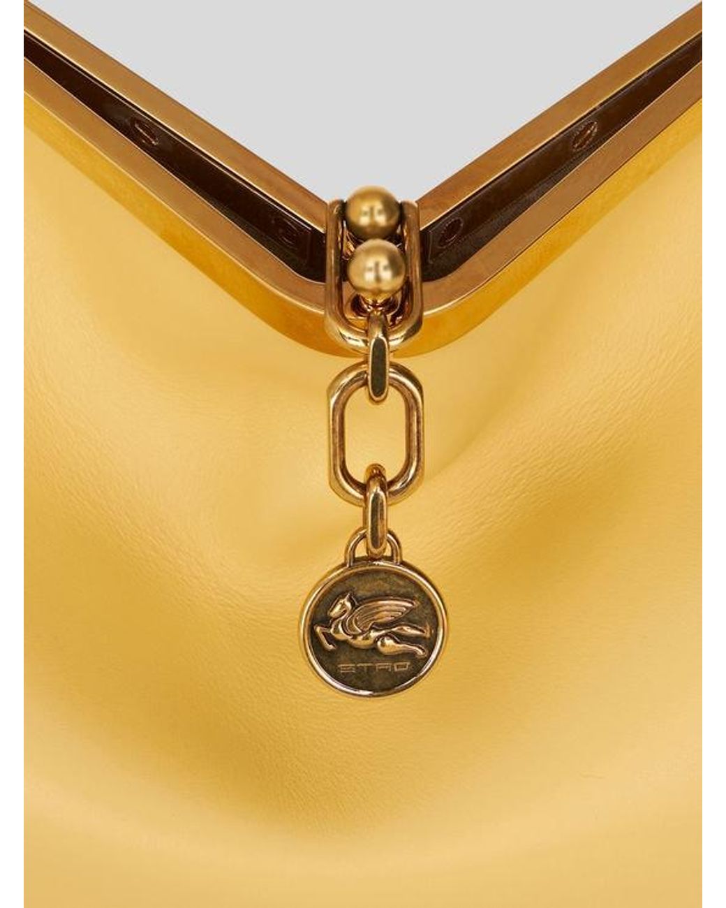 Etro Metallic Medium Vela Bag