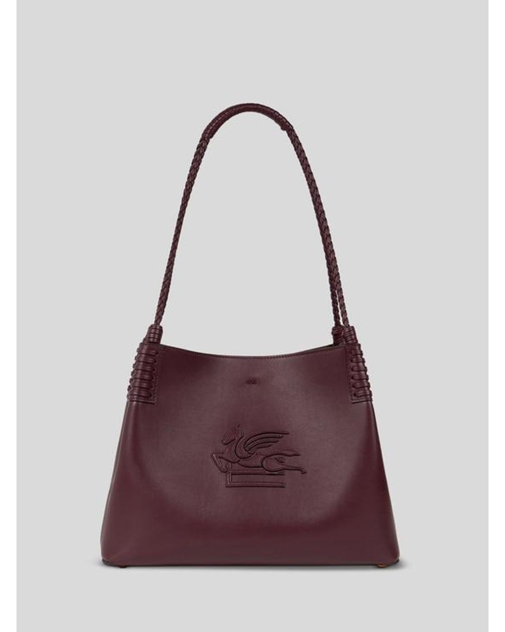 Etro Purple Medium Libra Tote Bag