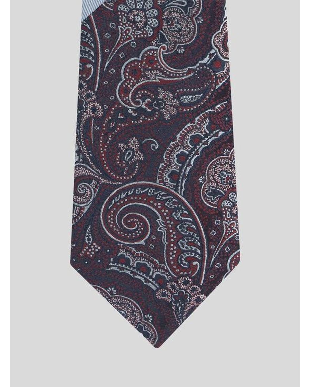 Cravatta Jacquard di Etro in White da Uomo